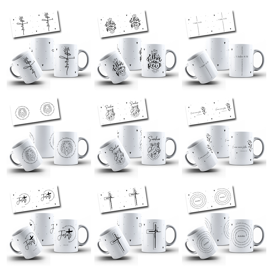 50 Artes para Caneca Salmos e Proverbios Arquivo em Jpg  2