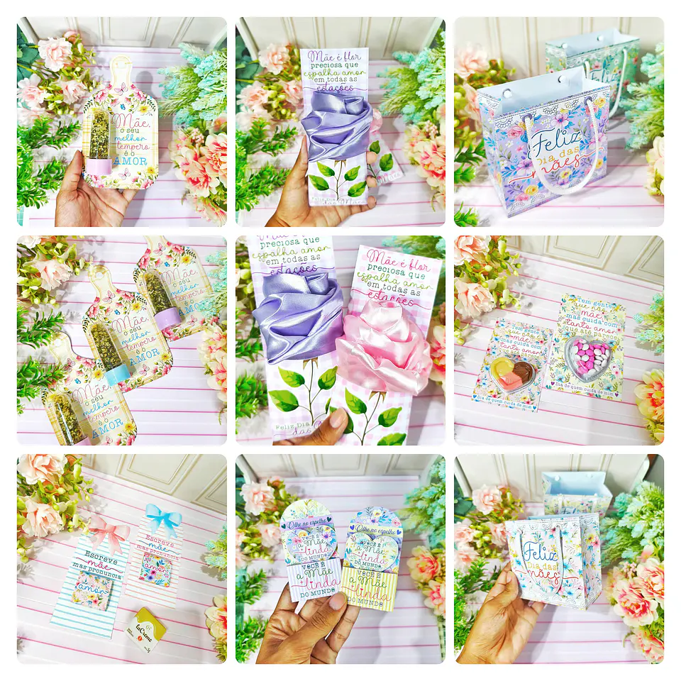 Arquivos de corte Dia das Mães Mimos em Png 2