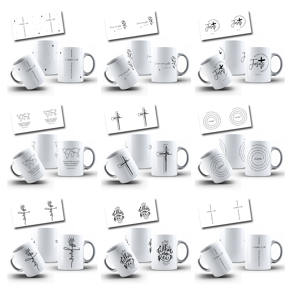 50 Artes para Caneca Salmos e Proverbios Arquivo em Jpg  3