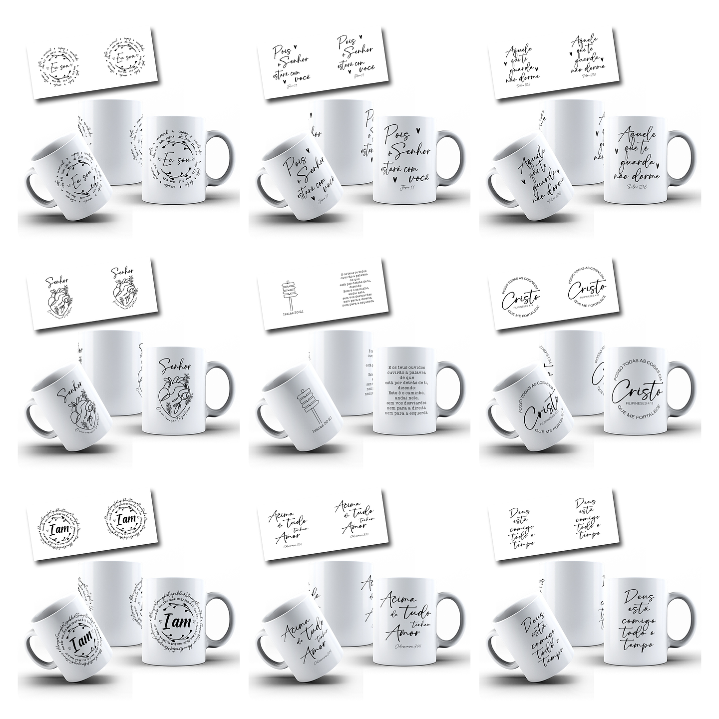 50 Artes para Caneca Salmos e Proverbios Arquivo em Jpg  4