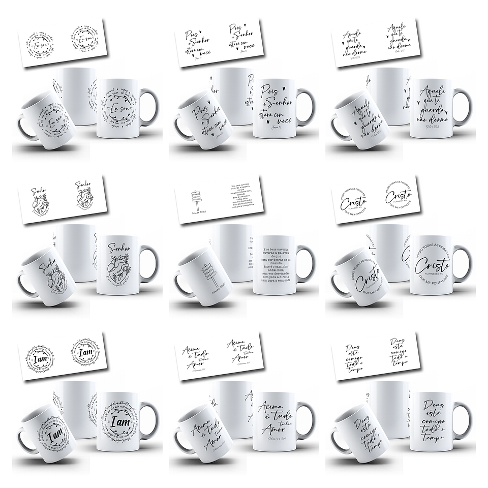 50 Artes para Caneca Salmos e Proverbios Arquivo em Jpg  4