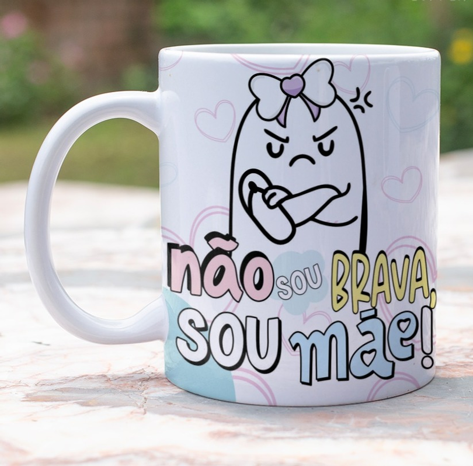 11 Artes para Caneca Dia das Mães Flork Super Mãe Arquivo Editável  8