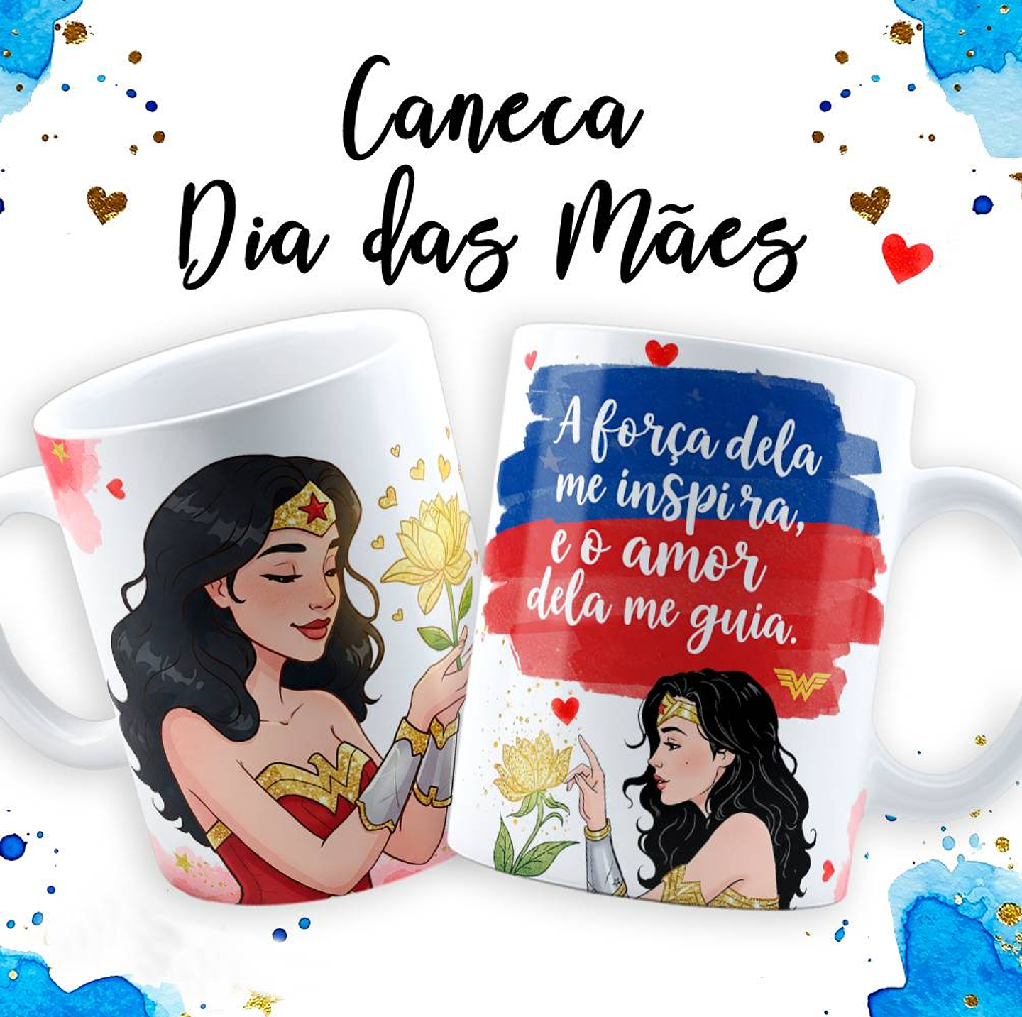 18 Artes para Caneca Dia das Mãe Maravilha em Jpg  8