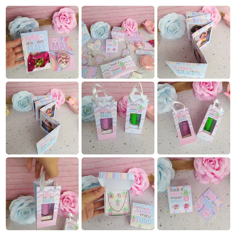 Arquivos de corte Mimos Dia das Mães em Pdf  2