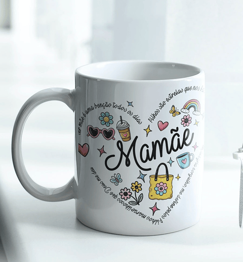 10 Artes para Canecas Minimalistas Mães Arquivo em Jpg