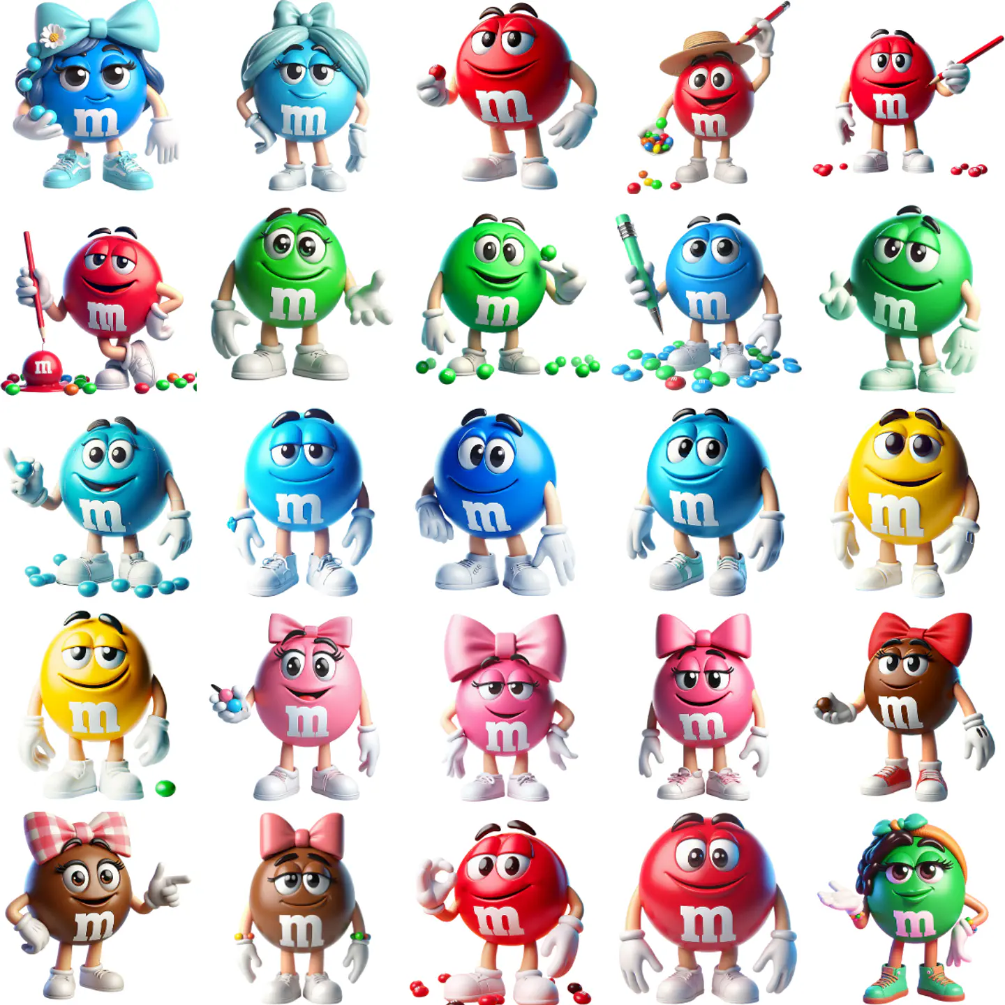 9 Artes para Canecas MMs Páscoa 3D Arquivo em Jpg 11