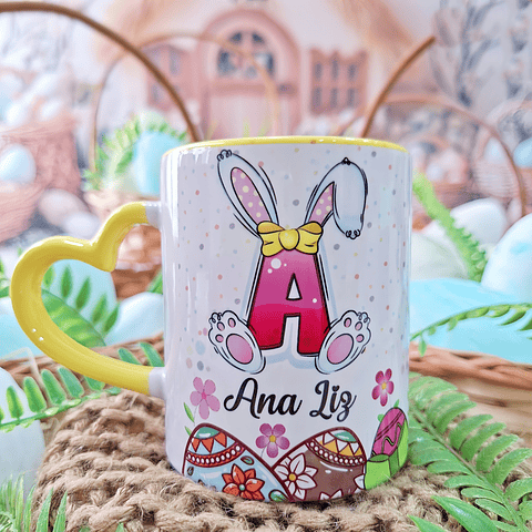  Artes Alfabeto Feminino de Páscoa Arquivo em Png