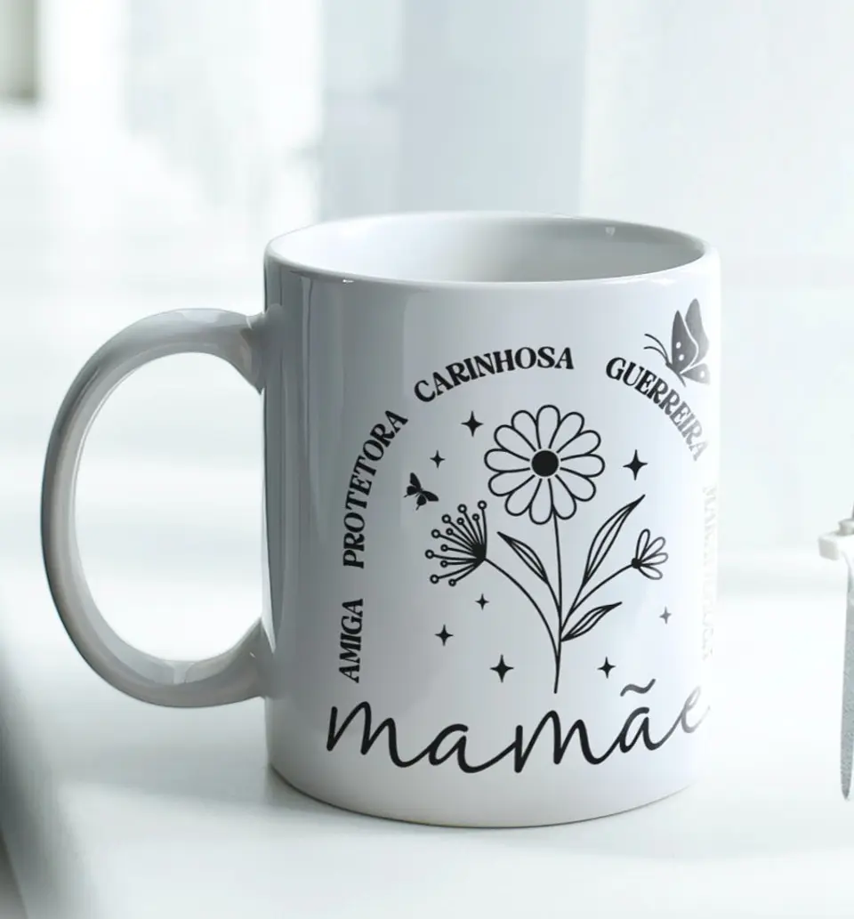 10 Artes para Canecas Minimalistas Mães Arquivo em Jpg 10