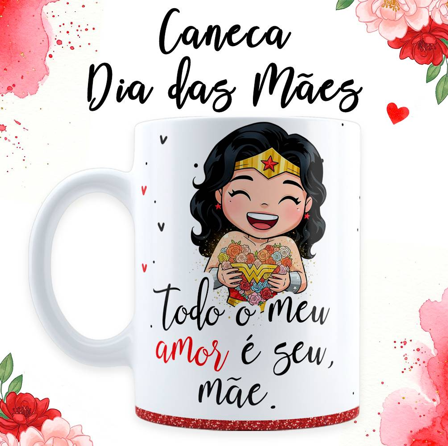 18 Artes para Caneca Dia das Mãe Maravilha em Jpg  17