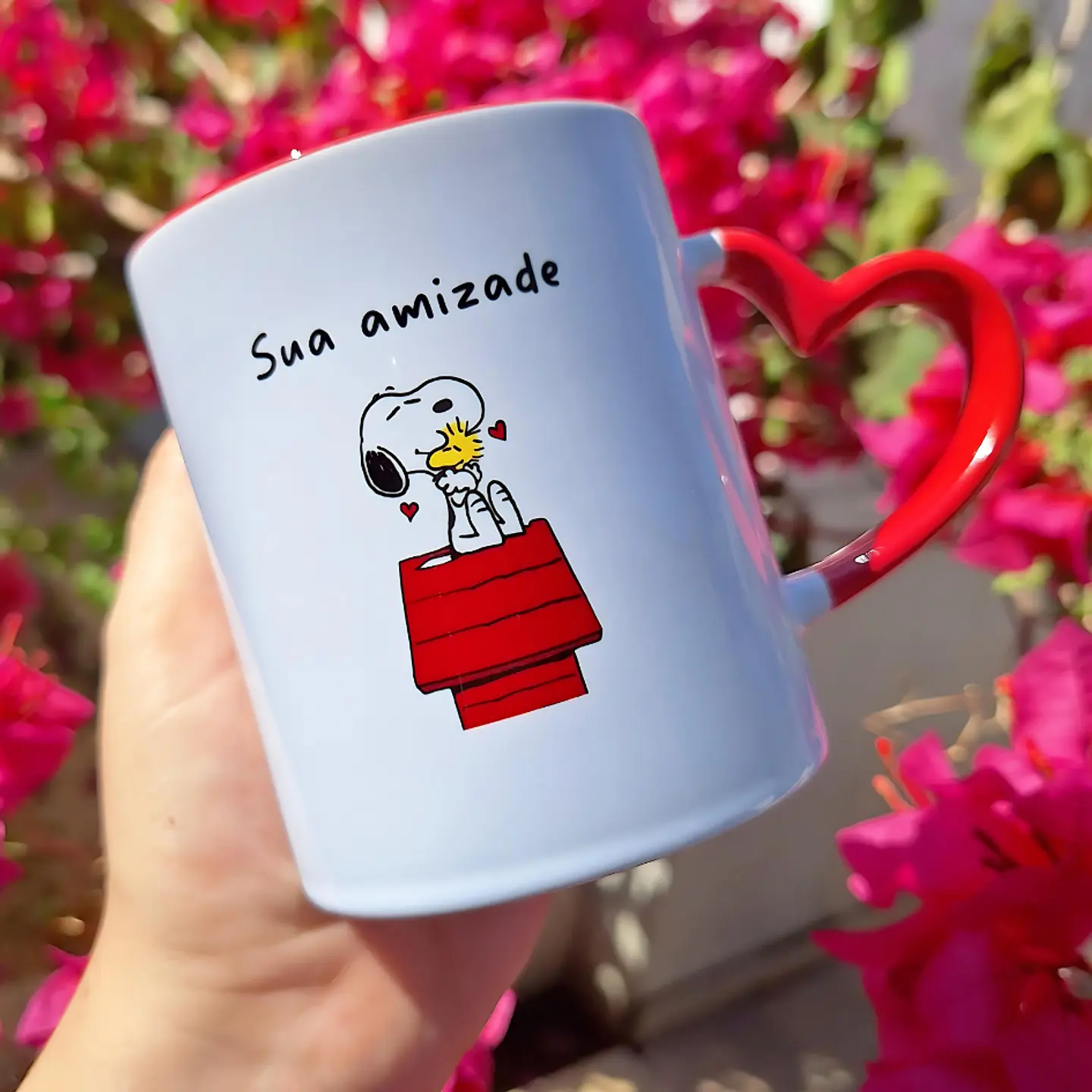 Artes Caneca Snoopy Coisas que me fazem feliz em Jpg  2