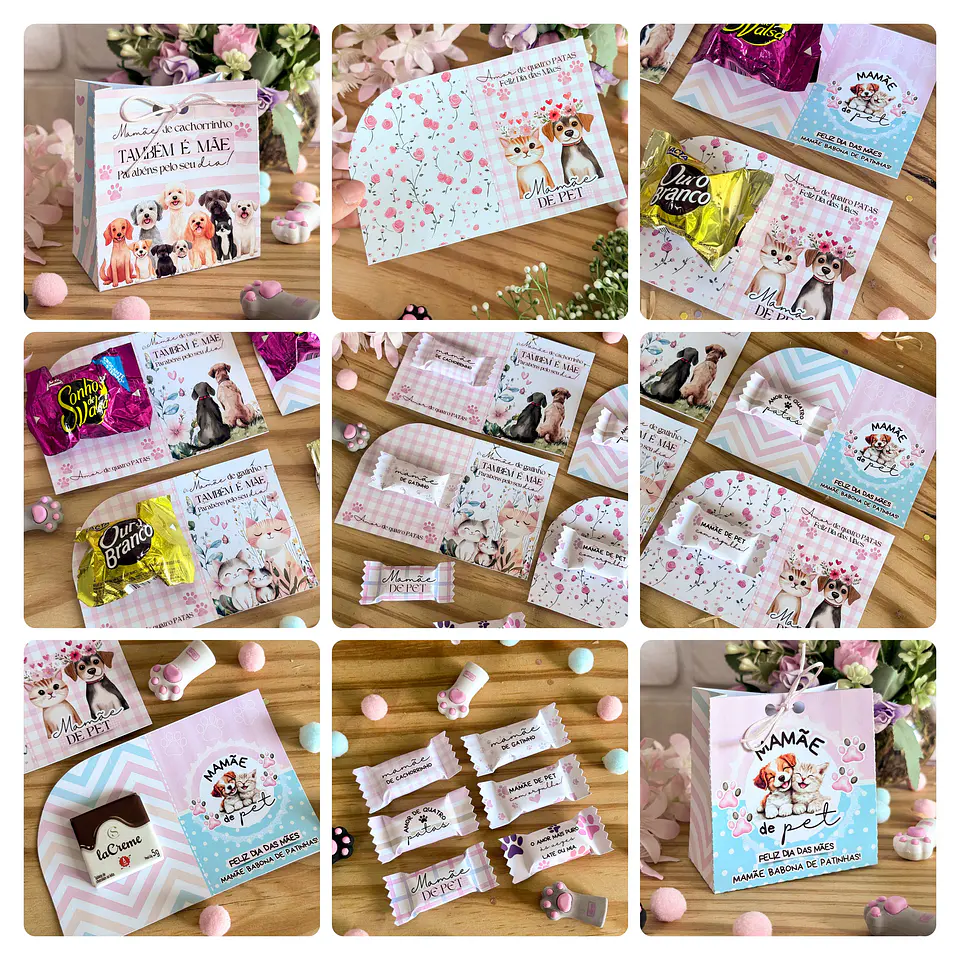 Arquivos de Corte Mimos Dia das Mães Mãe de Pet Arquivo em pdf  4