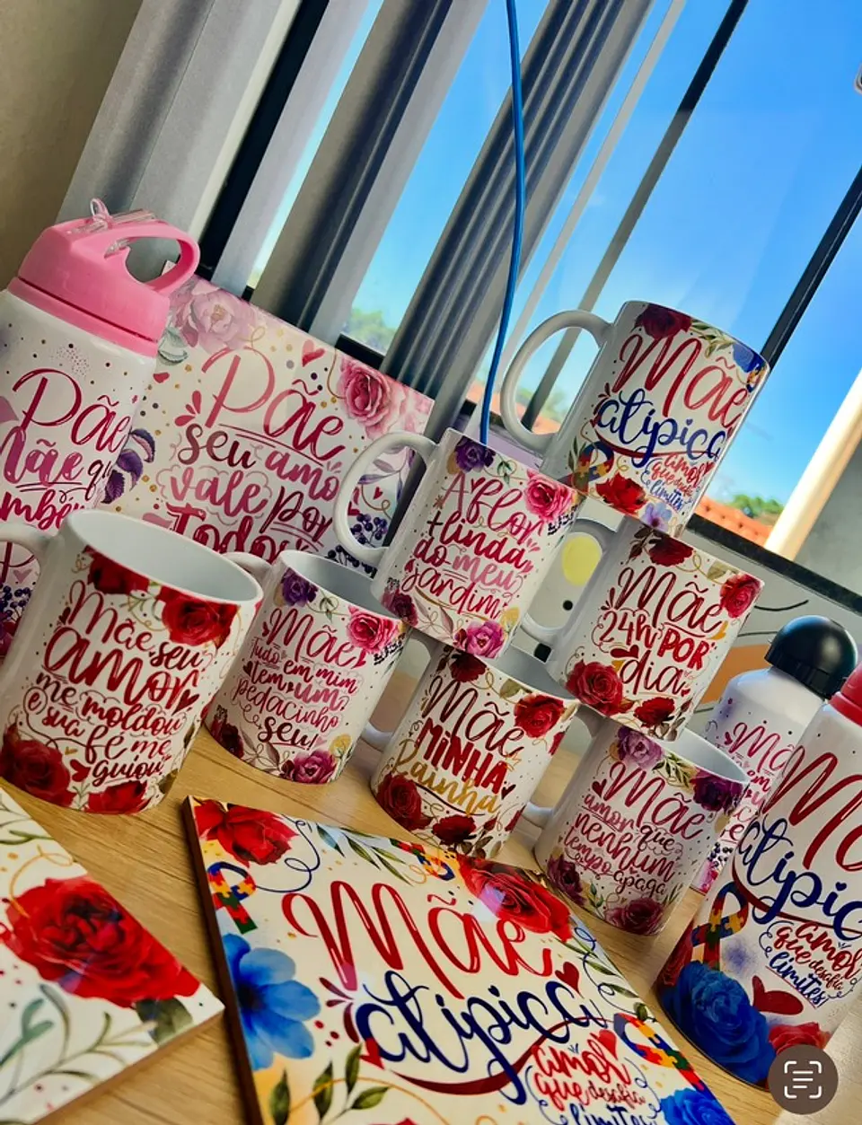 18 Artes para Caneca Dia das Mães Floral Arquivo em Jpg 2