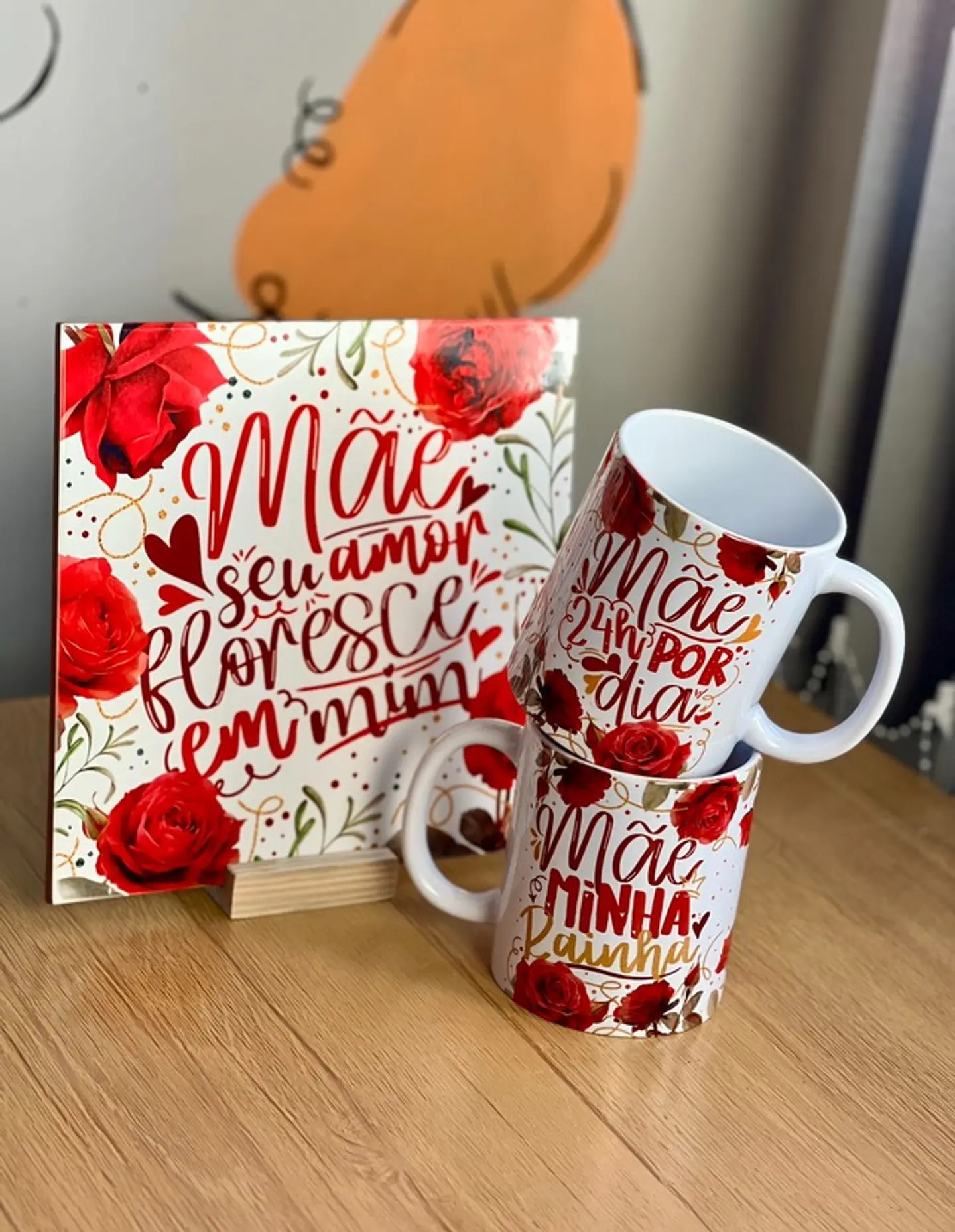 18 Artes para Caneca Dia das Mães Floral Arquivo em Jpg 6