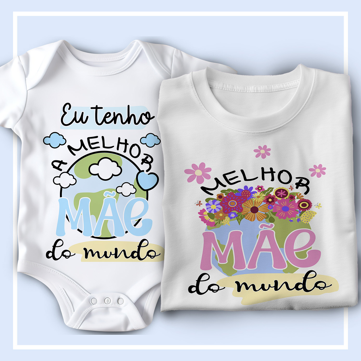 12 Artes para Body Infantil Dia das Mães Arquivo Editável  1