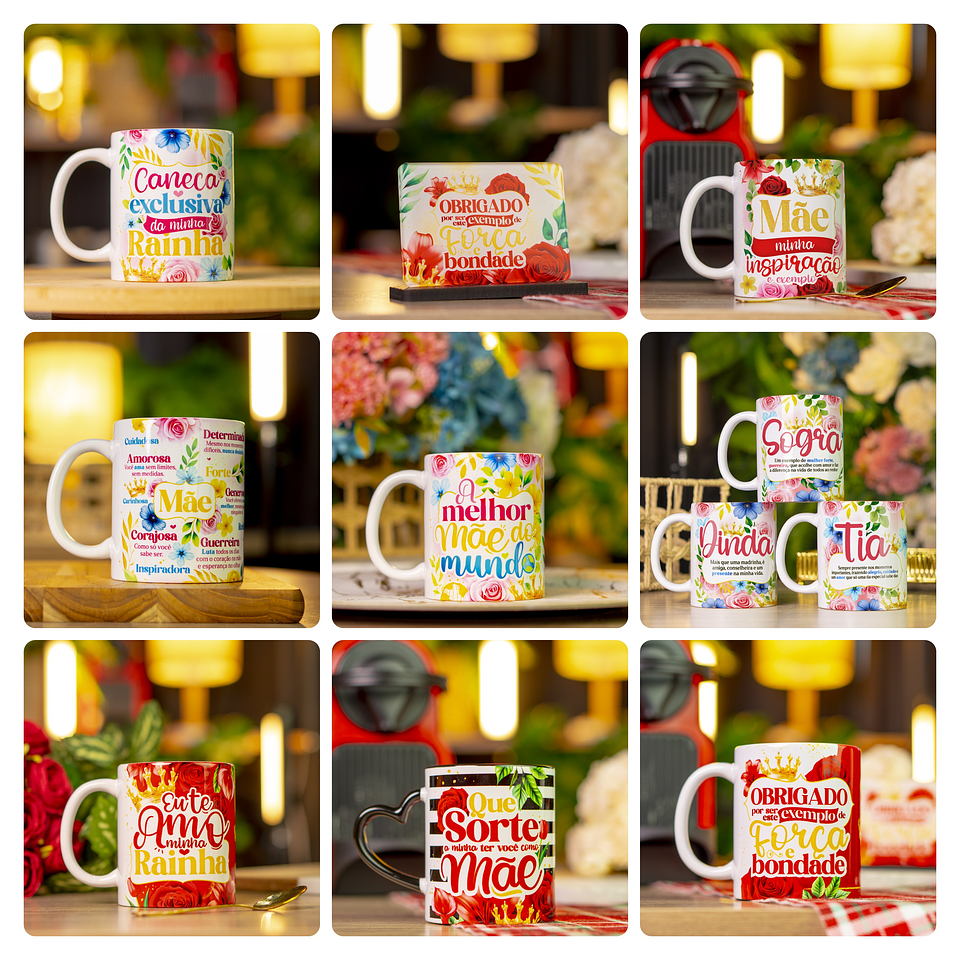 50 Artes para Caneca Dia das Mães Mãe Arquivo em Jpg 2