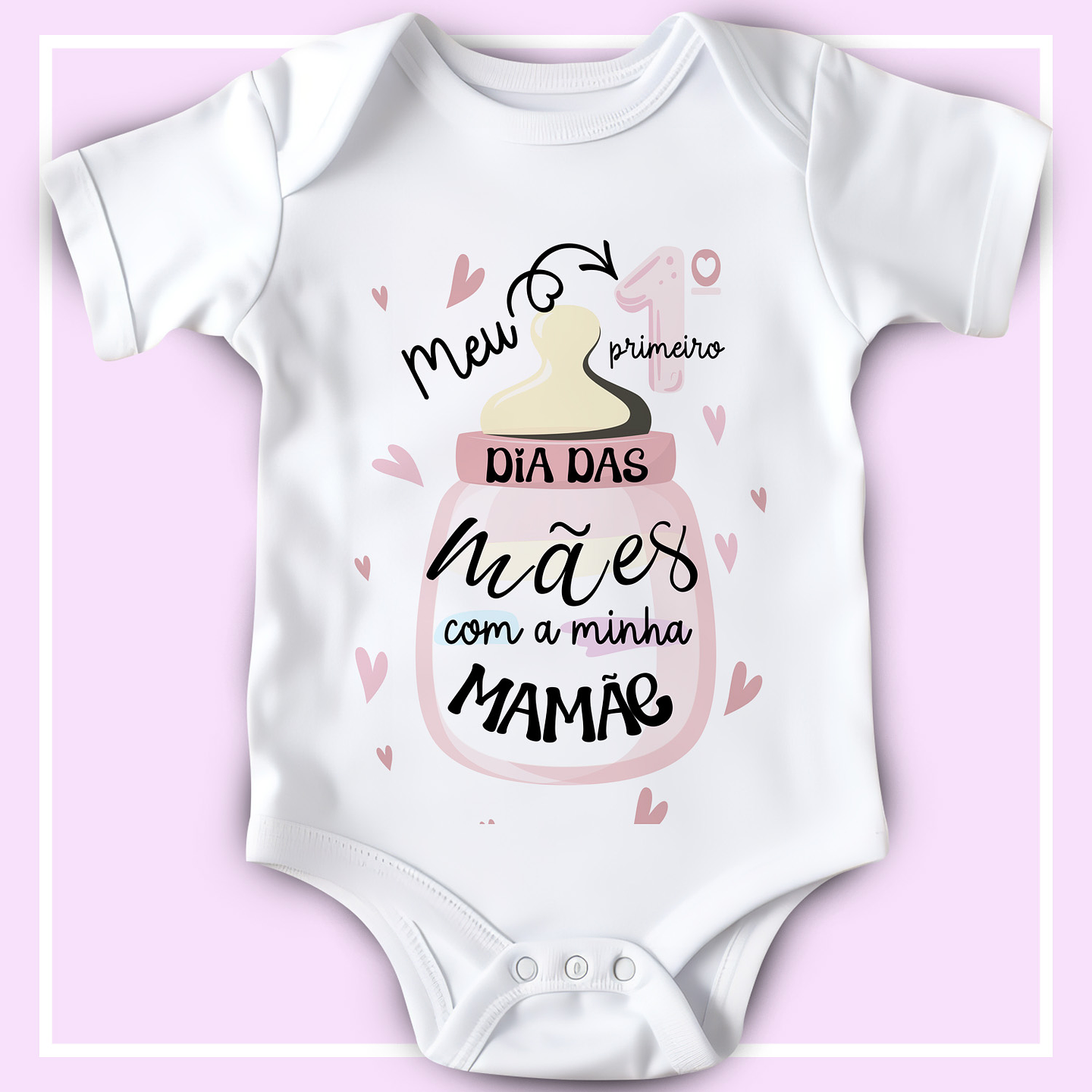 12 Artes para Body Infantil Dia das Mães Arquivo Editável  9