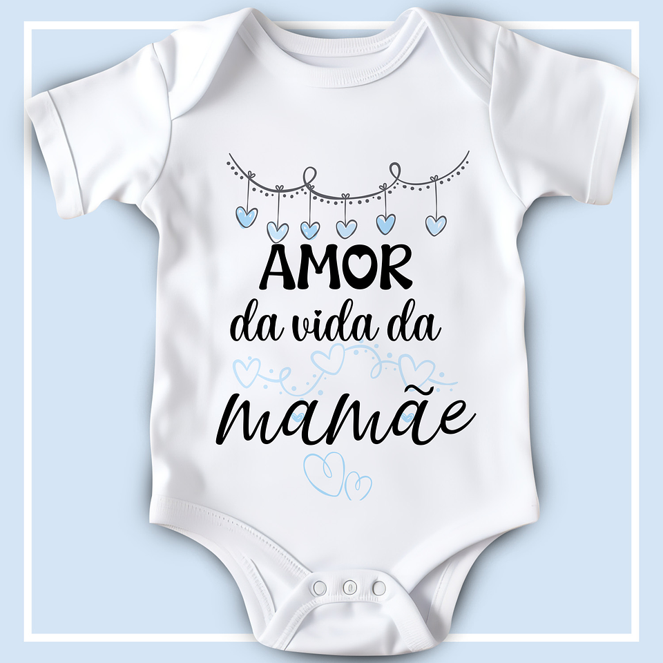 12 Artes para Body Infantil Dia das Mães Arquivo Editável  11