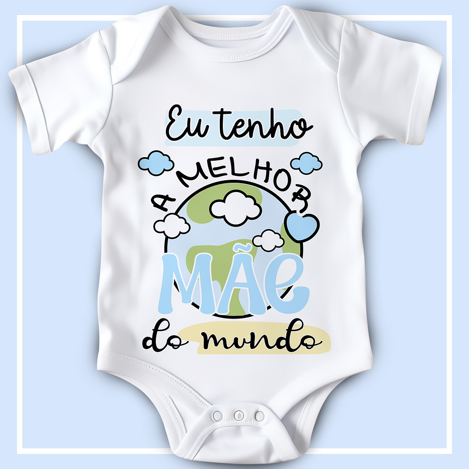 12 Artes para Body Infantil Dia das Mães Arquivo Editável  14