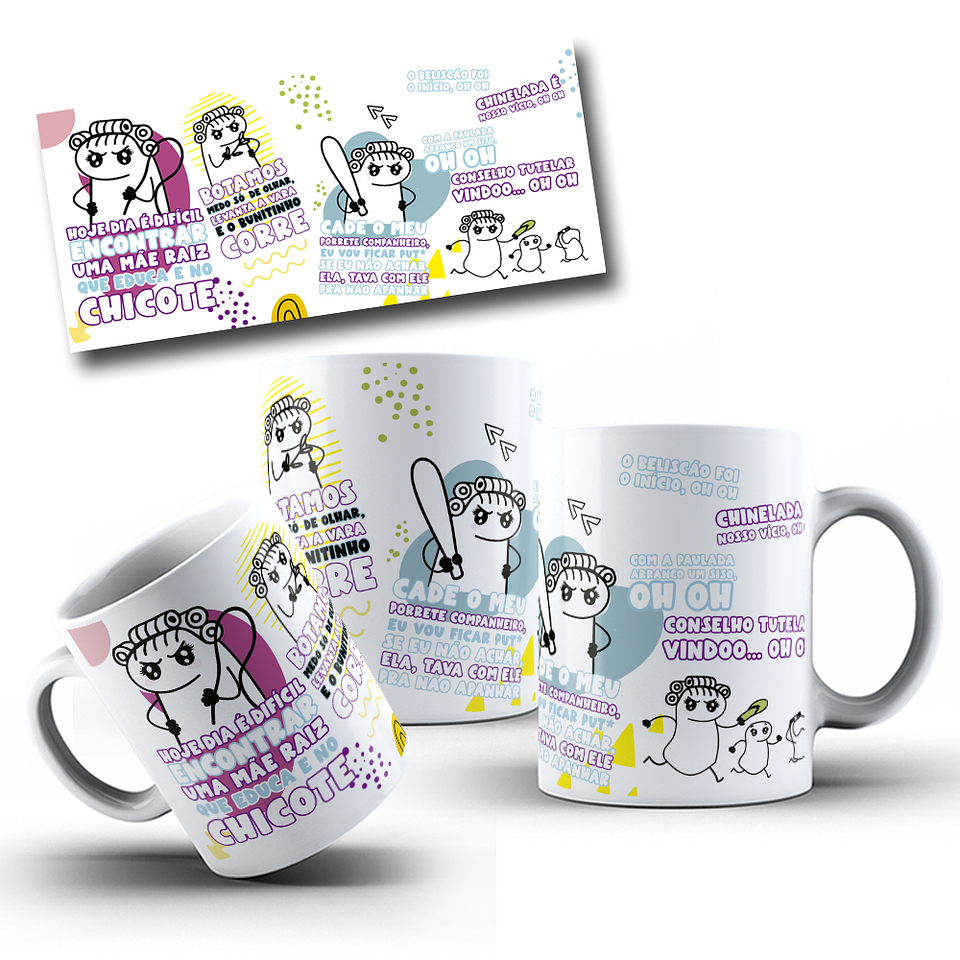 3 Artes para Caneca Flok Dia Das Mães em Jpg 1