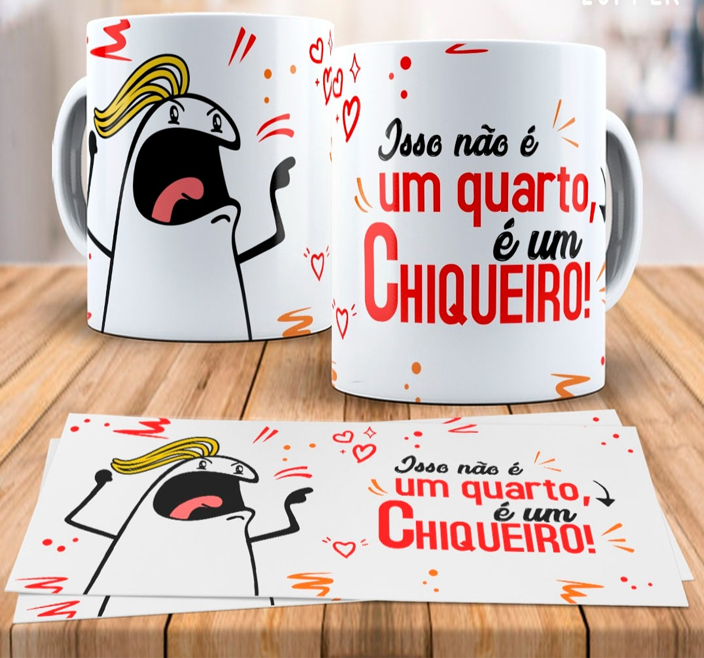 8 Artes para Caneca Flork Dia das Mãe Arquivo em Jpg  1