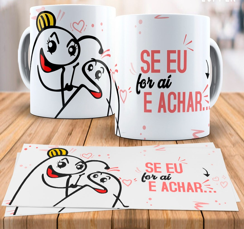 8 Artes para Caneca Flork Dia das Mãe Arquivo em Jpg  4