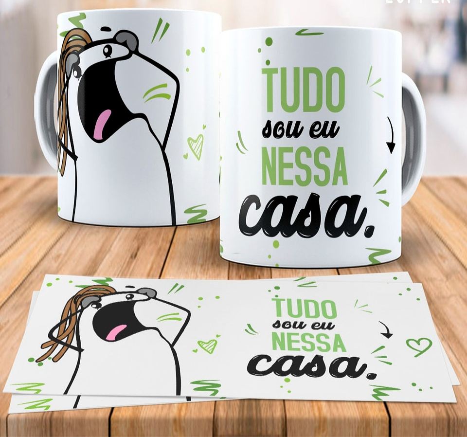 8 Artes para Caneca Flork Dia das Mãe Arquivo em Jpg  5