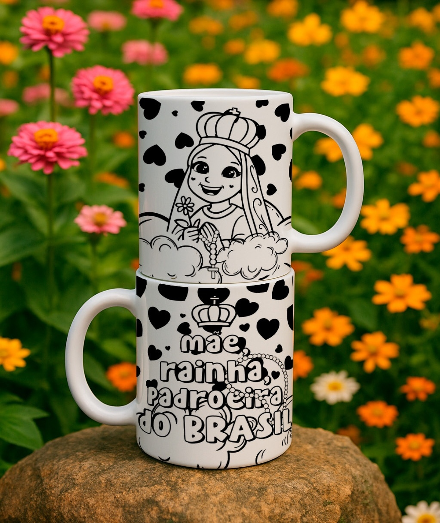 10 Artes para Caneca Nossa Senhora Aparecida Arquivo Editável  3