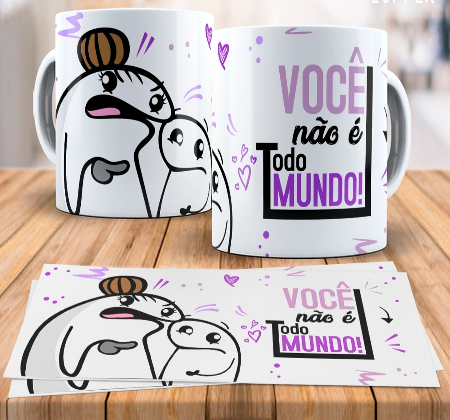 8 Artes para Caneca Flork Dia das Mãe Arquivo em Jpg  8