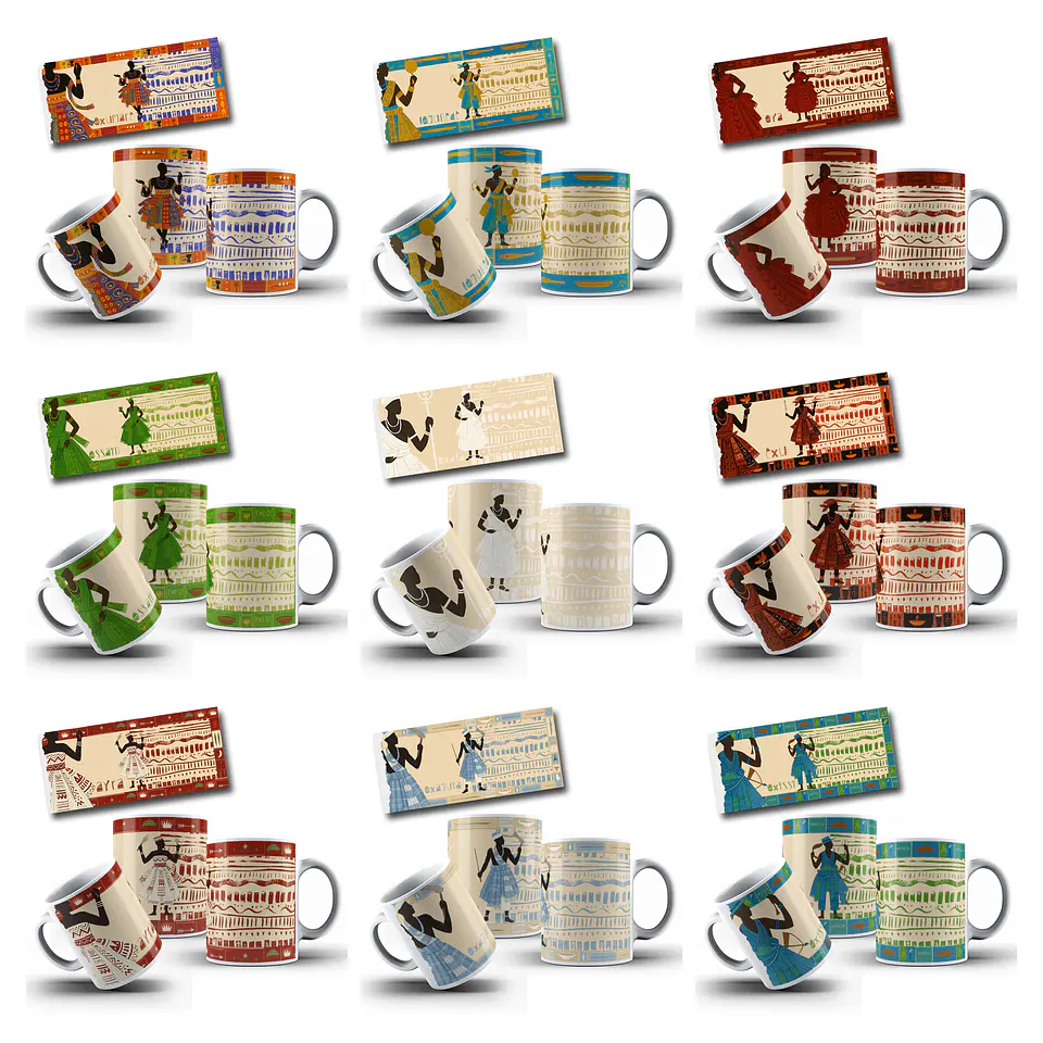 31 Artes para Caneca e Camisa Orixas Ancestrais Arquivo em Pdf  1