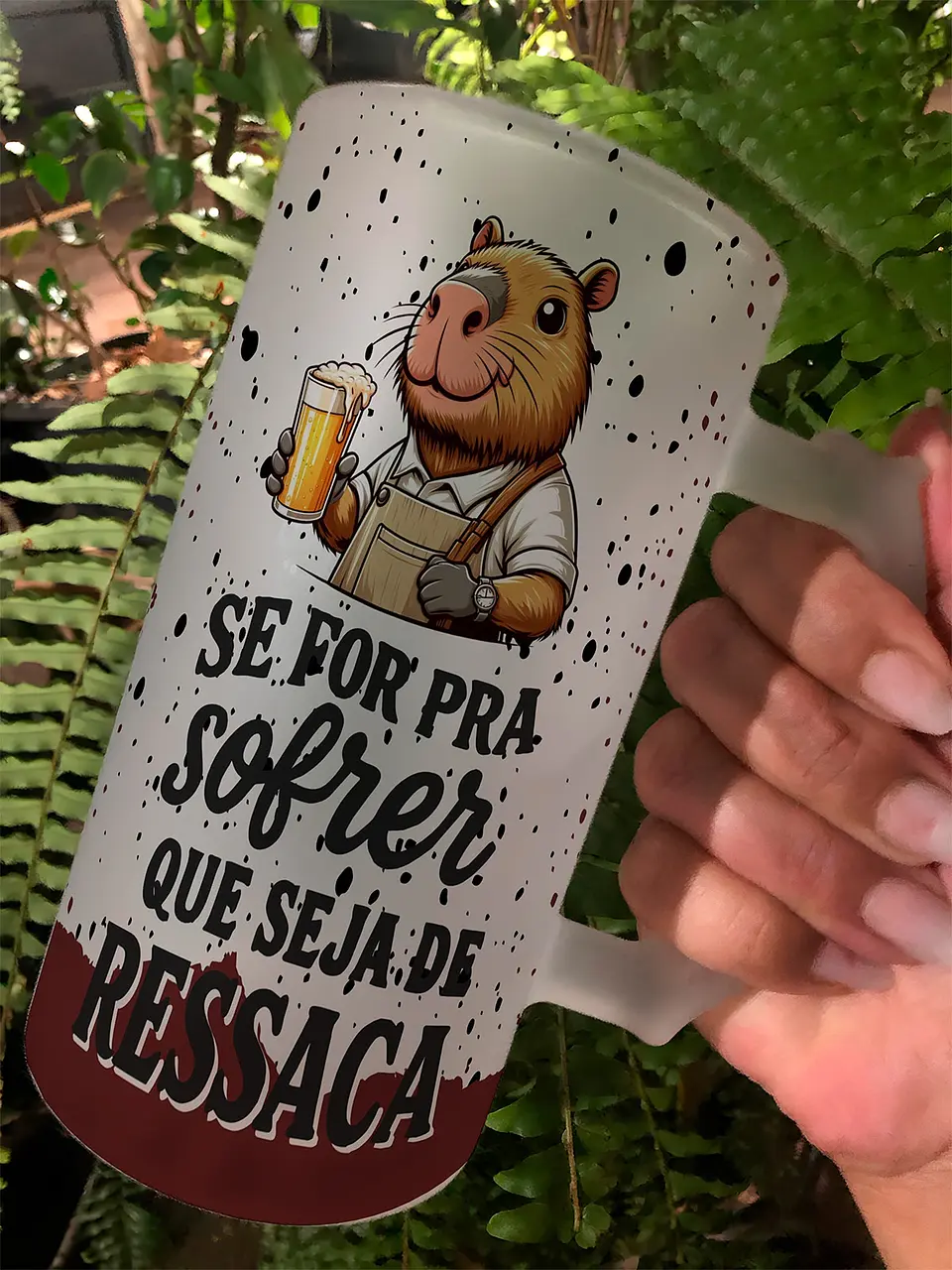 10 Artes para Copo Capivarinha Frases Chopp Arquivo em Editável  3
