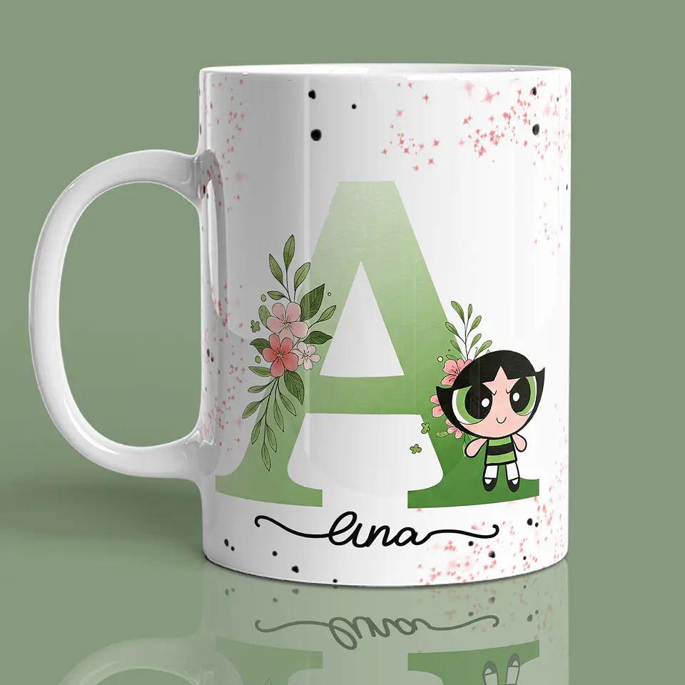 26 Artes para Caneca Alfabeto Docinho Arquivo em Jpg  1