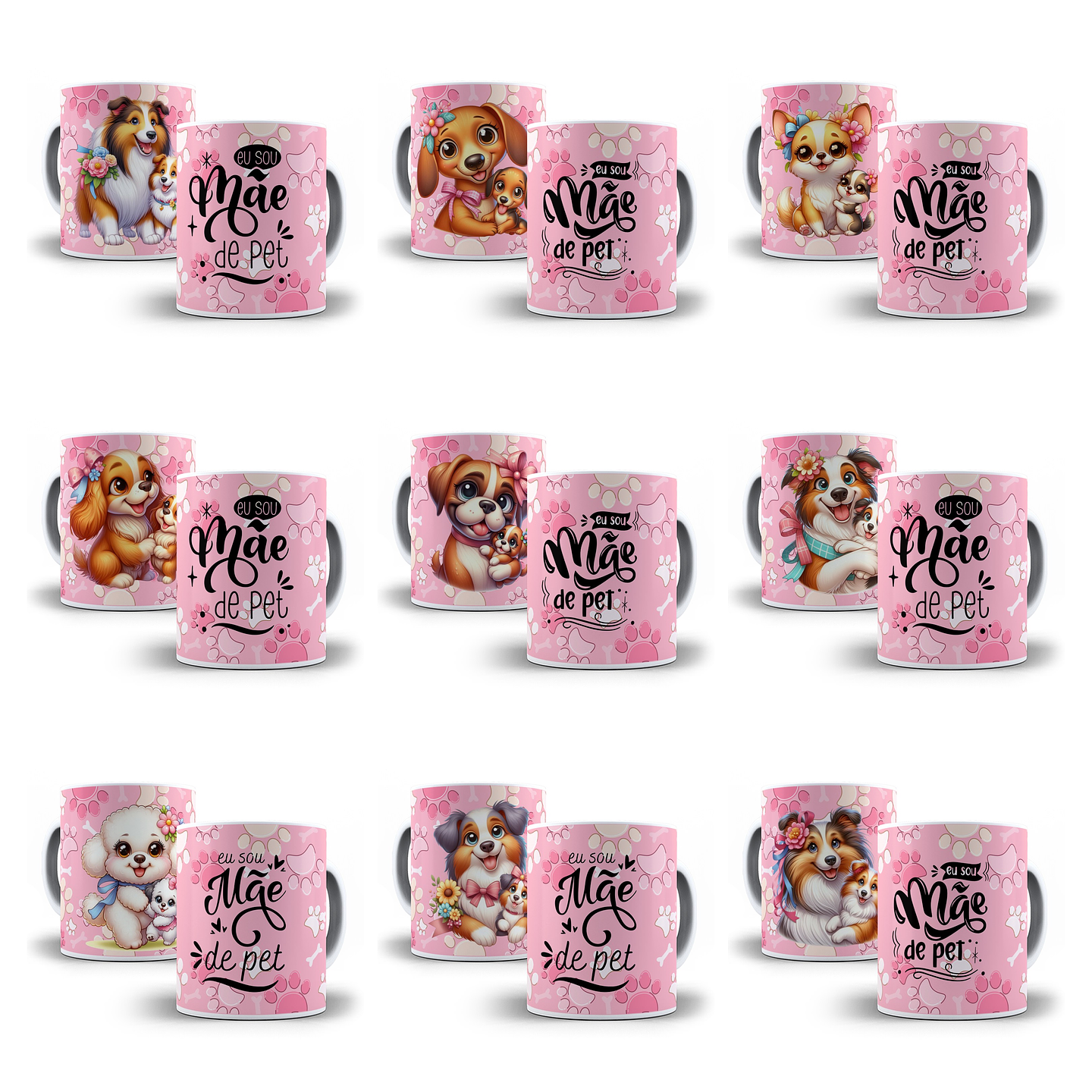 34 Artes para Caneca Mãe de Pet Dog Arquivo em Jpg  4