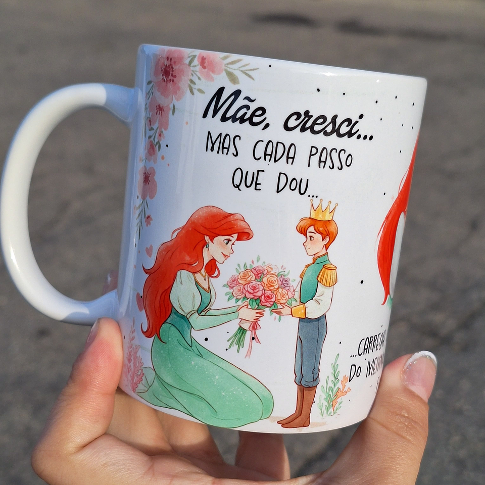 29 Artes para Caneca Dia das Mães Princesas Arquivo em Jpg 1