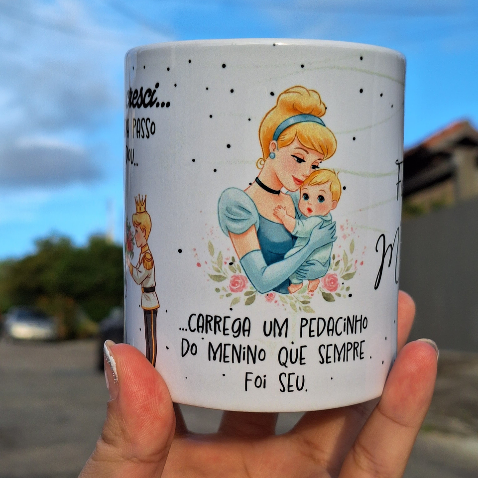 29 Artes para Caneca Dia das Mães Princesas Arquivo em Jpg 5