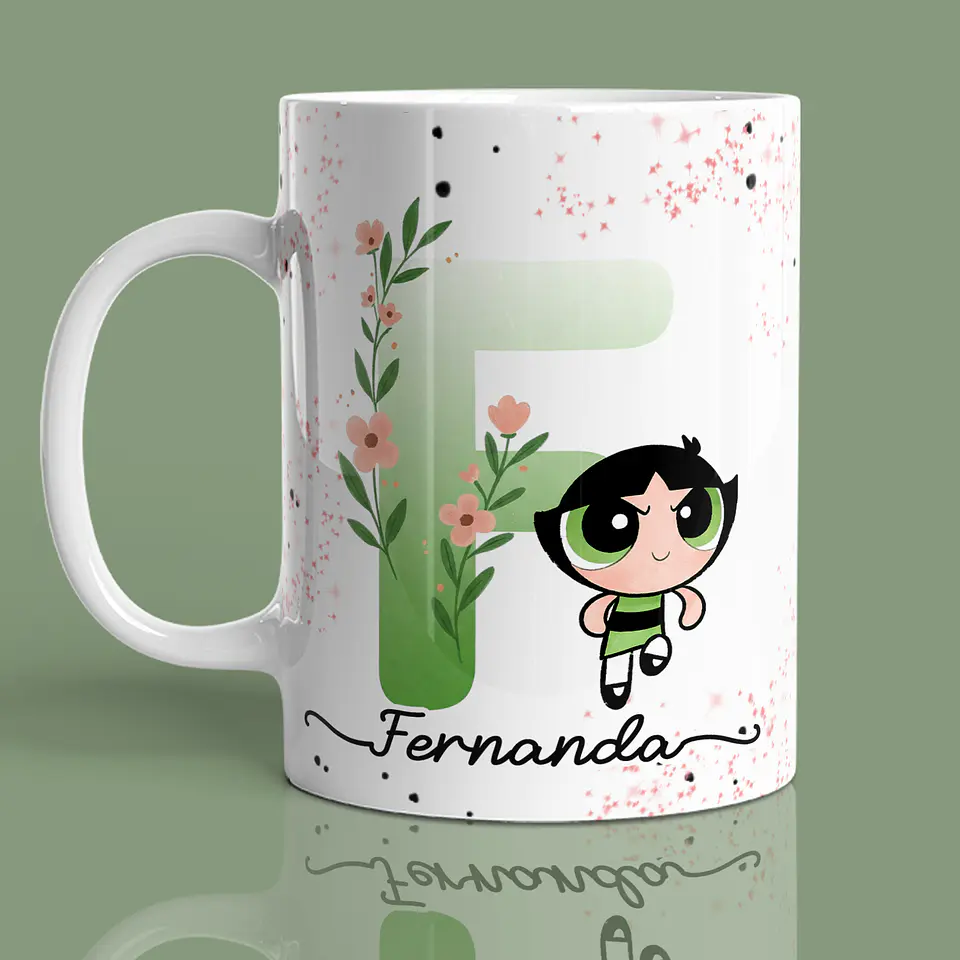 26 Artes para Caneca Alfabeto Docinho Arquivo em Jpg  7