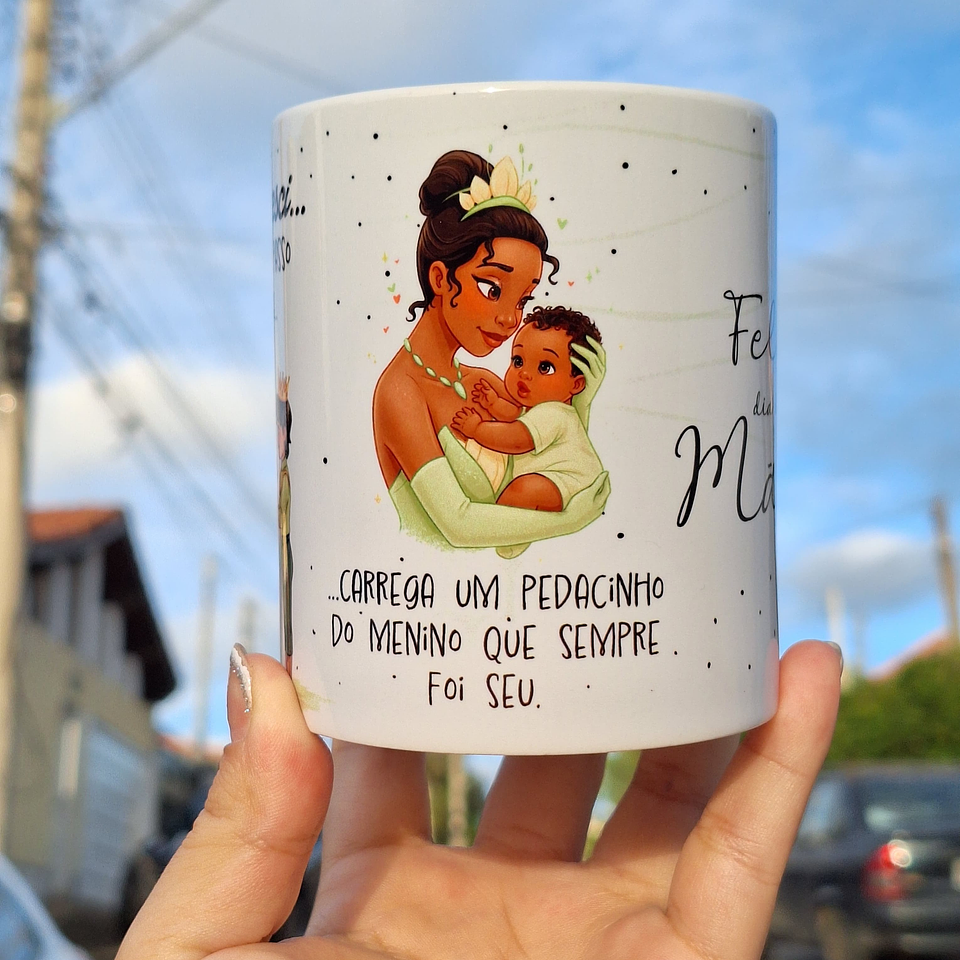 29 Artes para Caneca Dia das Mães Princesas Arquivo em Jpg 7