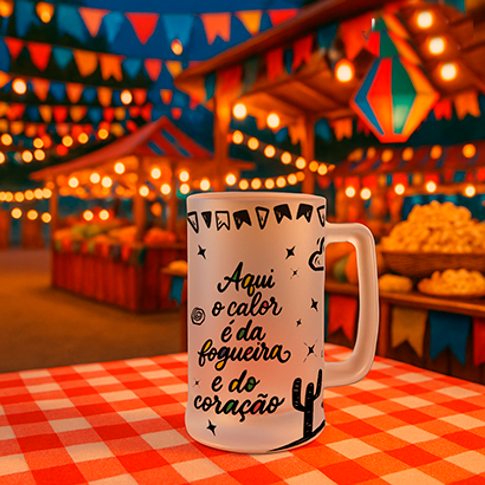 5 Artes para Copo Chopp Festa Junina Chopp Arquivo Editável 5