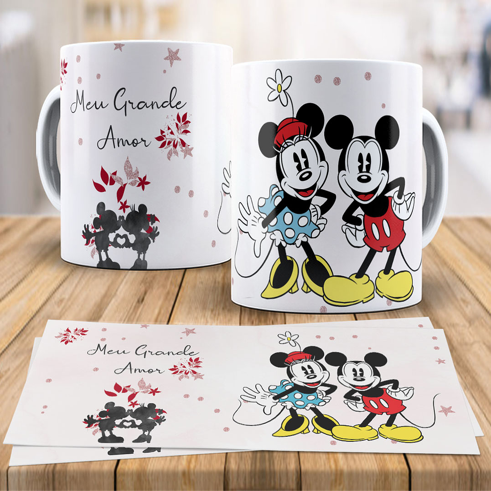 17 Artes paea Caneca Disney Love Dia dos Namorados Arquivo Editável 4