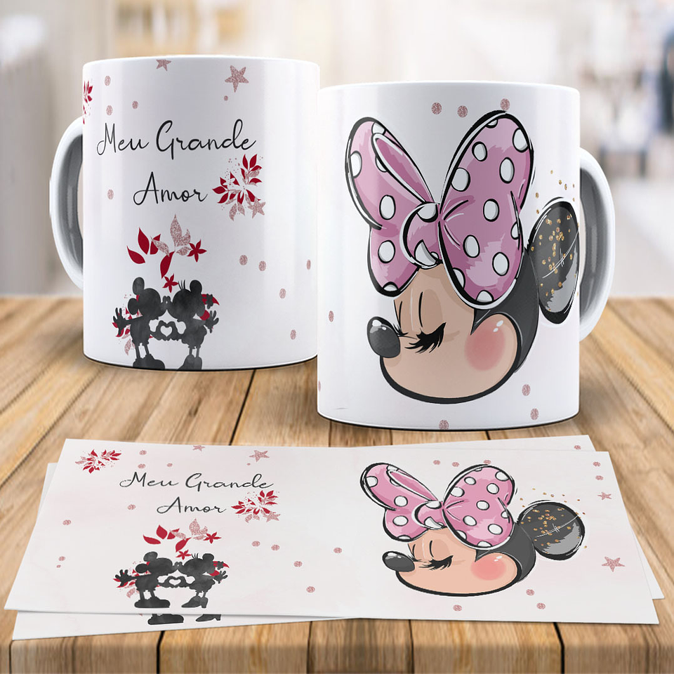 17 Artes paea Caneca Disney Love Dia dos Namorados Arquivo Editável 5