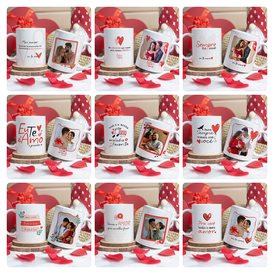 50 Artes para Canecas e Camisa Dia dos Namorados Arquivo Editável 1