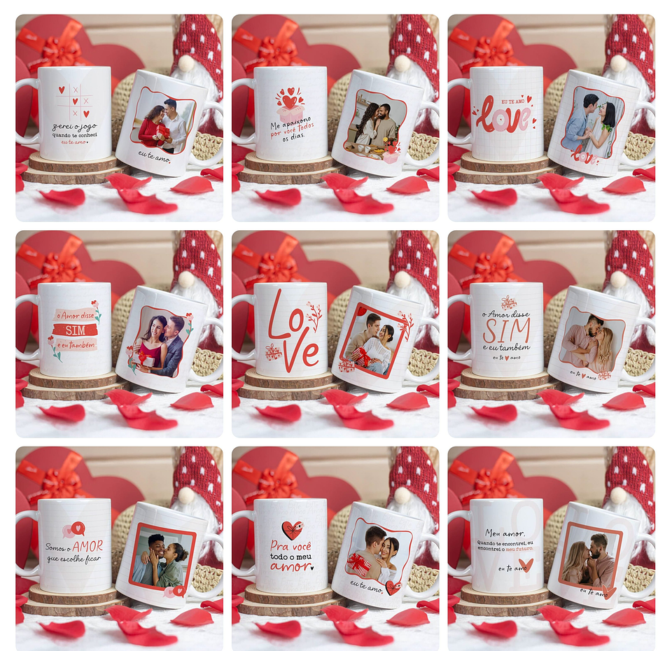 50 Artes para Canecas e Camisa Dia dos Namorados Arquivo Editável 2
