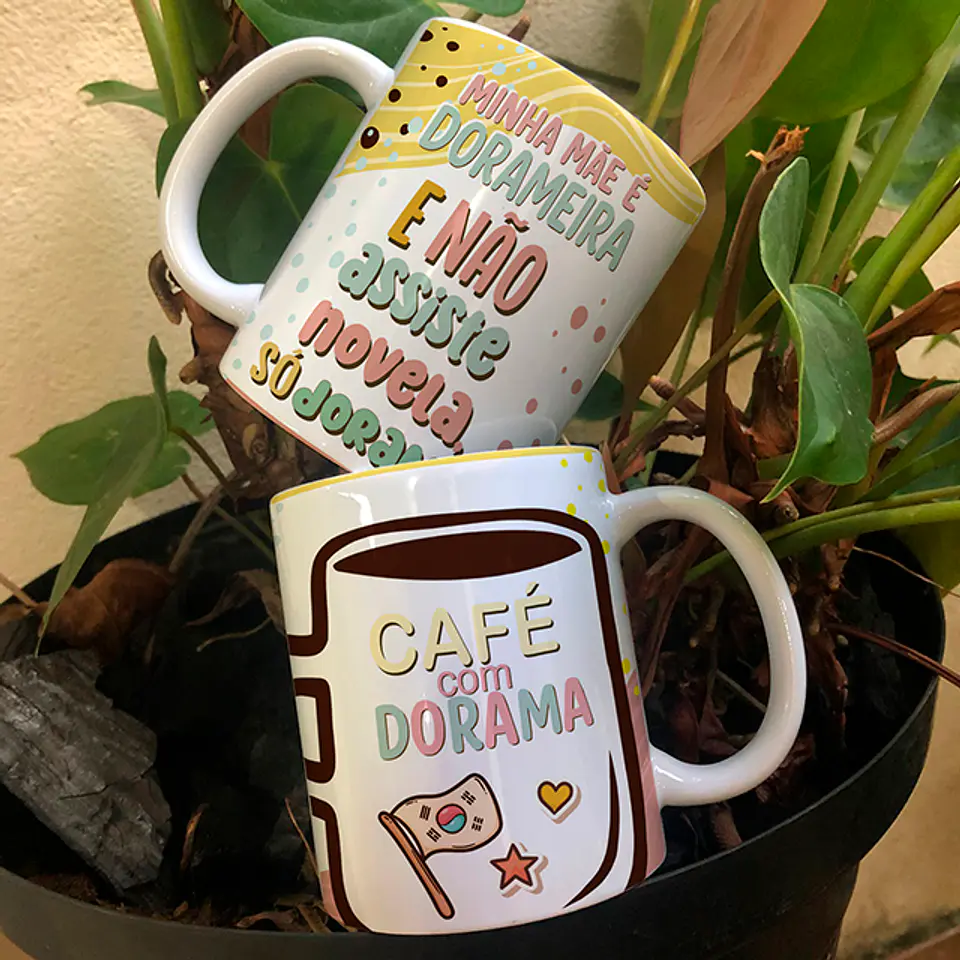 5 Artes para Caneca Mãe Dorameira Arquivo Editável 2