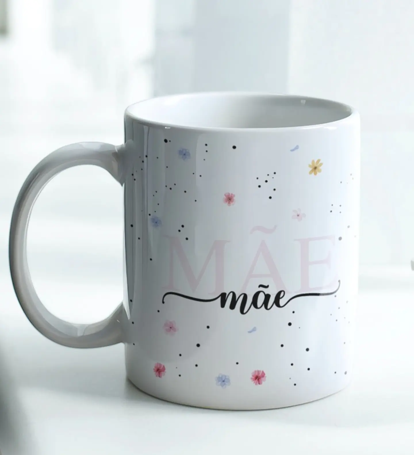 6 Artes para Caneca Mamãe, Dinda, Avó Jardim Arquivo Editável 1