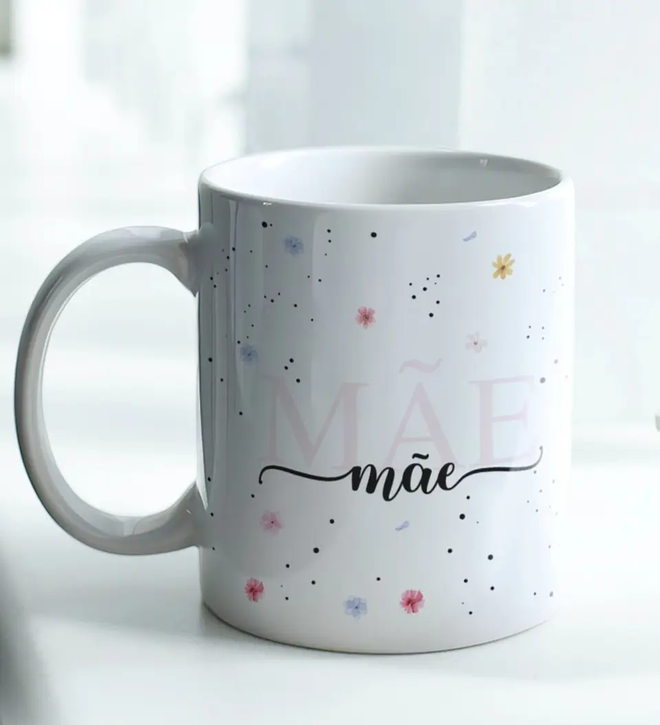 6 Artes para Caneca Mamãe, Dinda, Avó Jardim Arquivo Editável 1