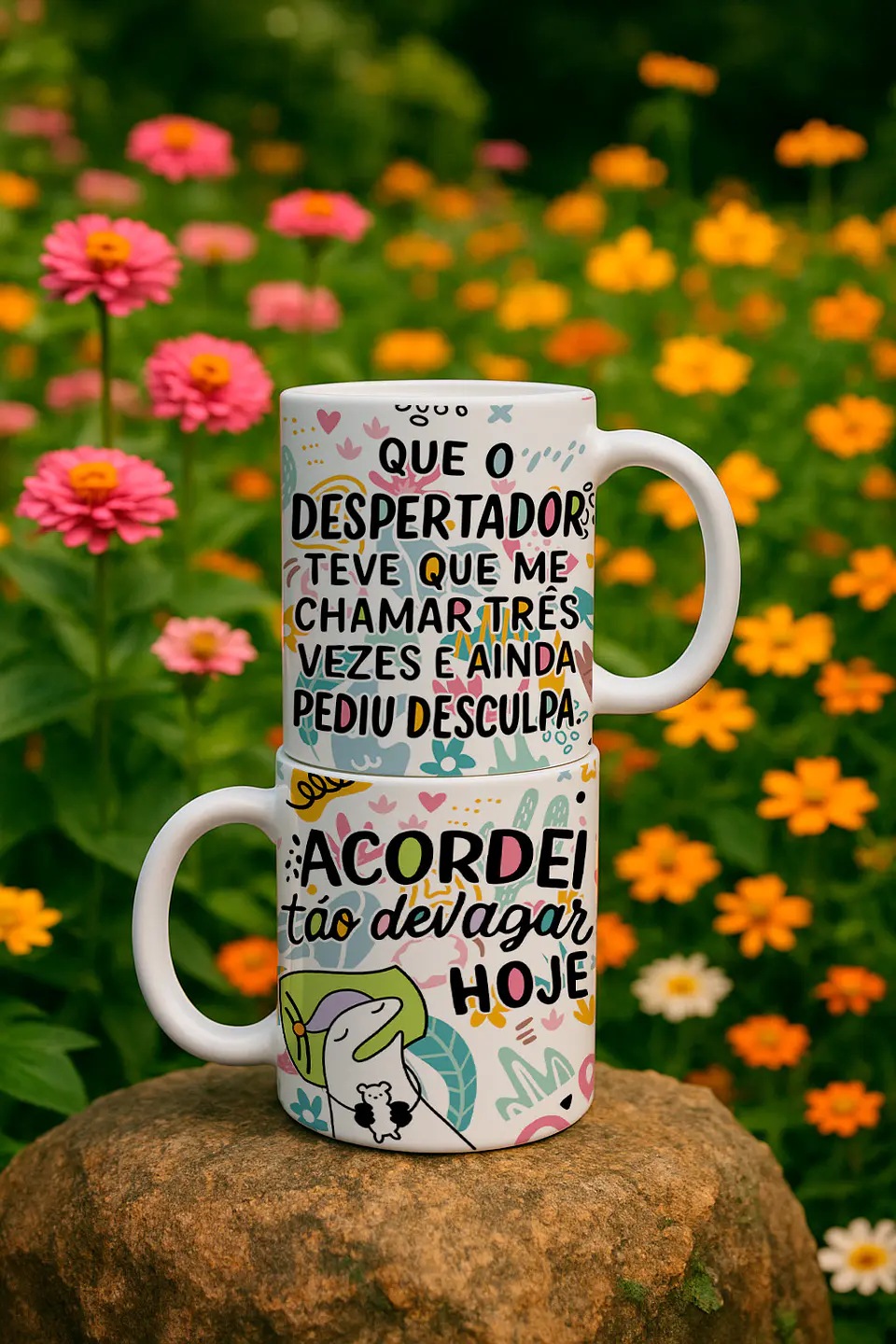 5 Artes para Caneca Flork Frases Café Arquivo Editável 3