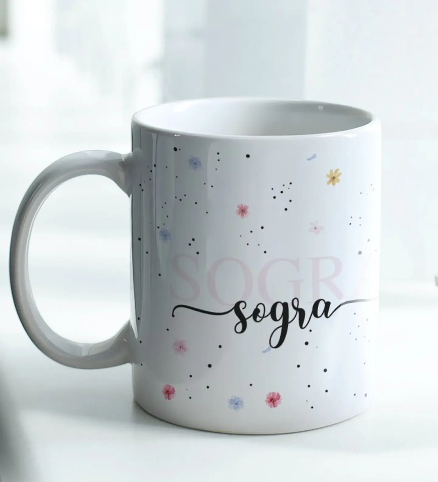 6 Artes para Caneca Mamãe, Dinda, Avó Jardim Arquivo Editável 3