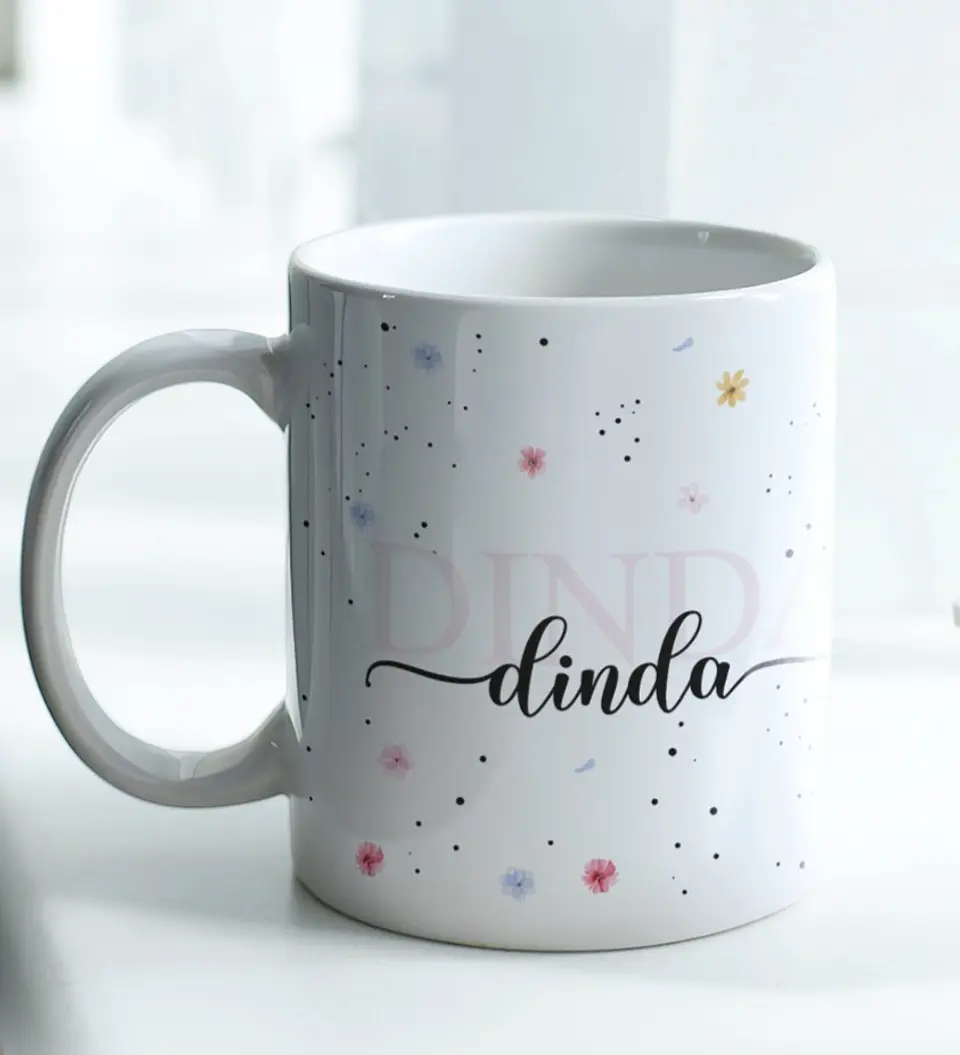 6 Artes para Caneca Mamãe, Dinda, Avó Jardim Arquivo Editável 4