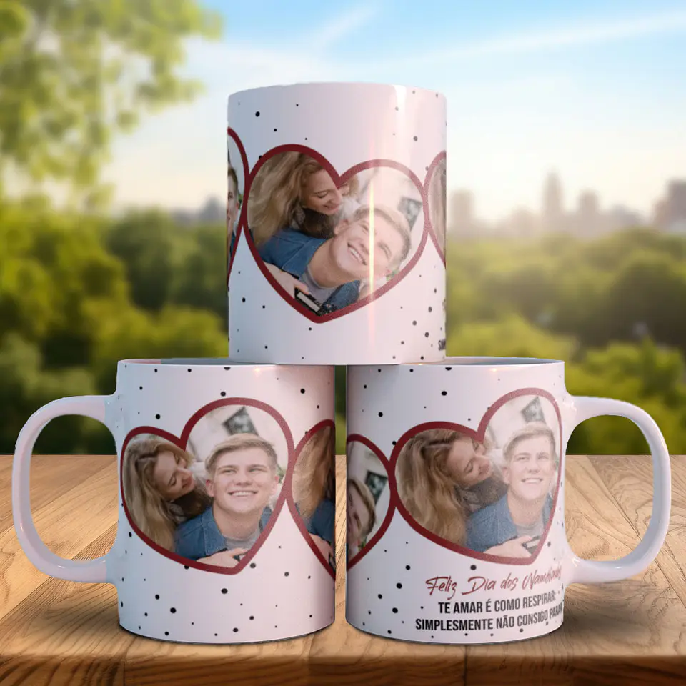 9 Artes para Caneca Dia dos Namorados Fotos Arquivo Editável  7