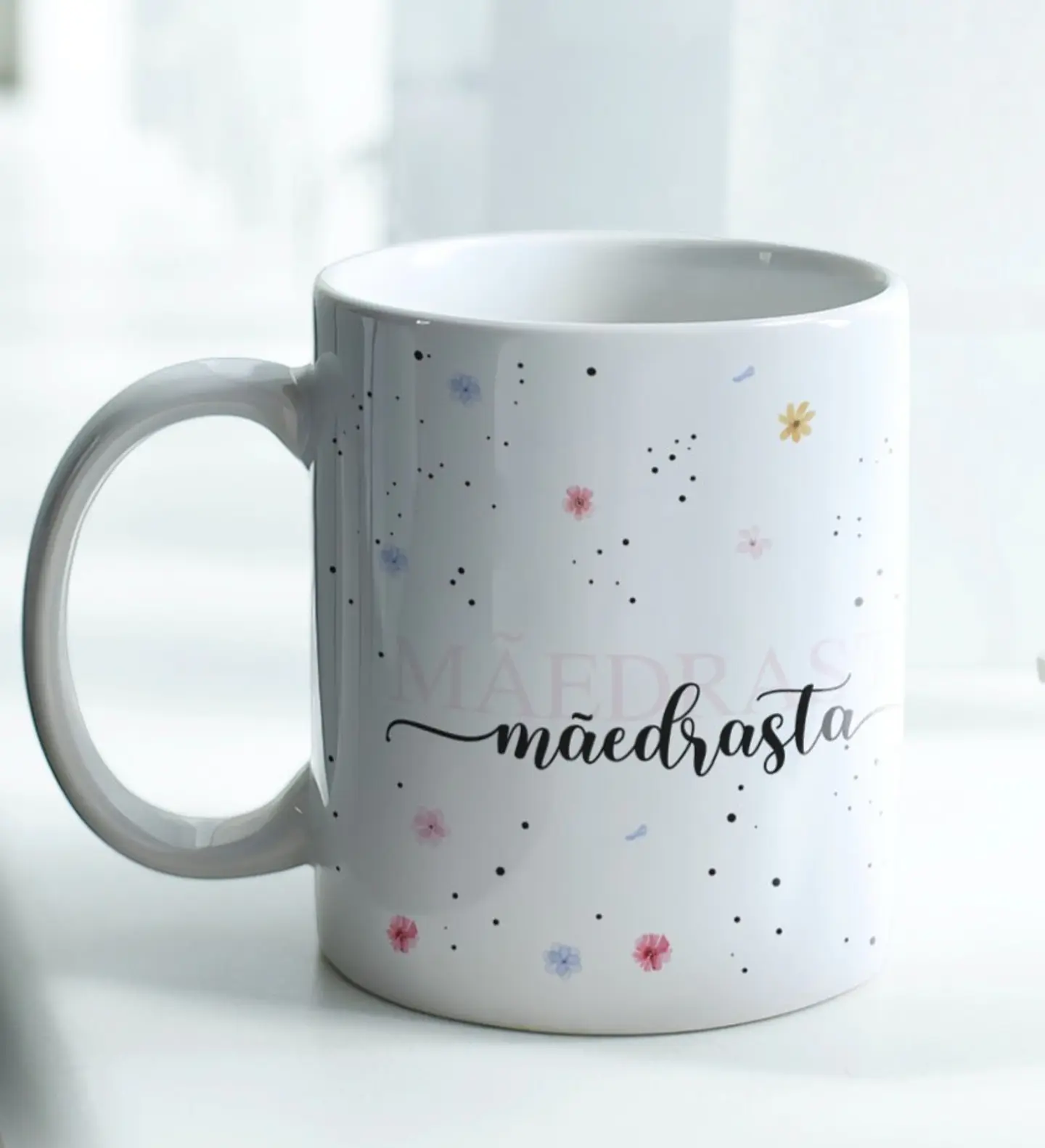 6 Artes para Caneca Mamãe, Dinda, Avó Jardim Arquivo Editável 5