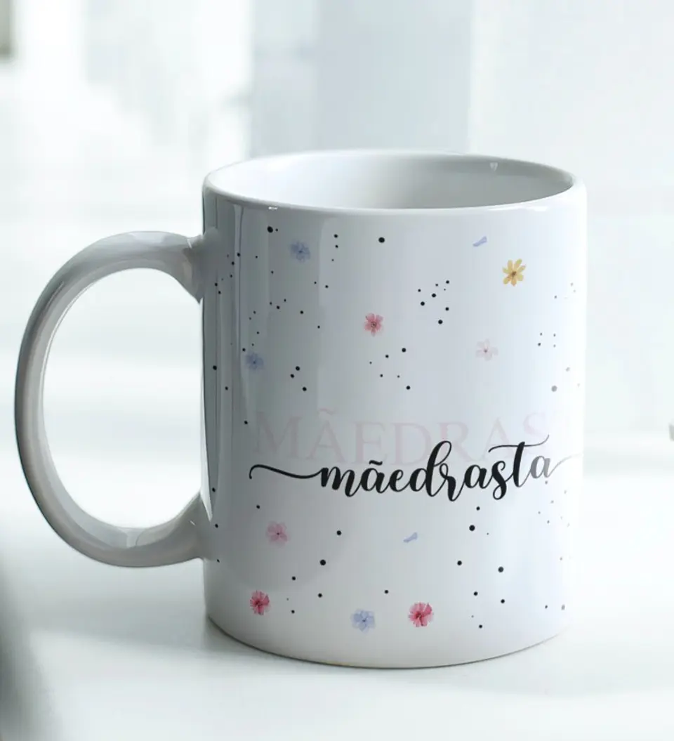 6 Artes para Caneca Mamãe, Dinda, Avó Jardim Arquivo Editável 5